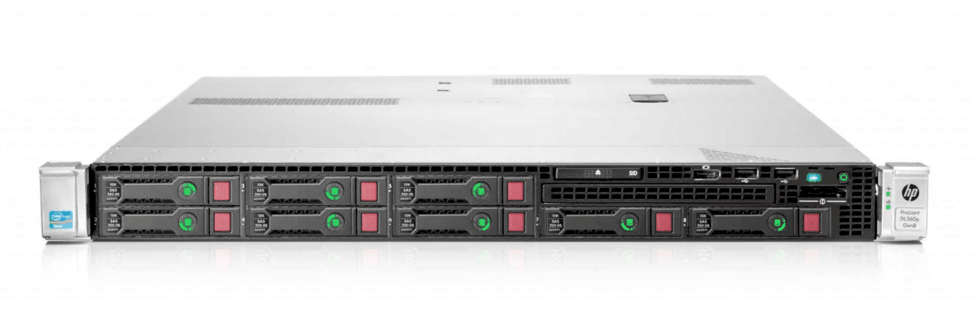 HP ProLiant DL360p Gen8 Rack Server – Dual Xeon 8 Cores, 128GB RAM, 600GB Storage