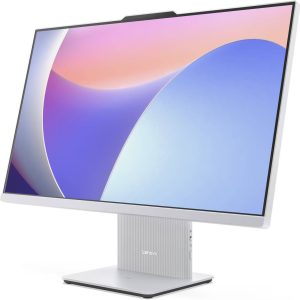 Lenovo IdeaCentre All-in-One Desktop PC – Intel Core i5-13420H, 8GB RAM, 512GB SSD, 23.8” Full HD Display, Windows, Shell White