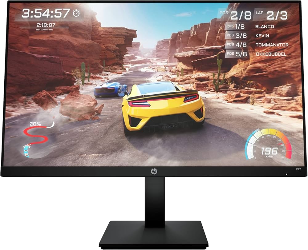 HP X27 Gaming Monitor 144Hz FHD Edge-to-Edge Display