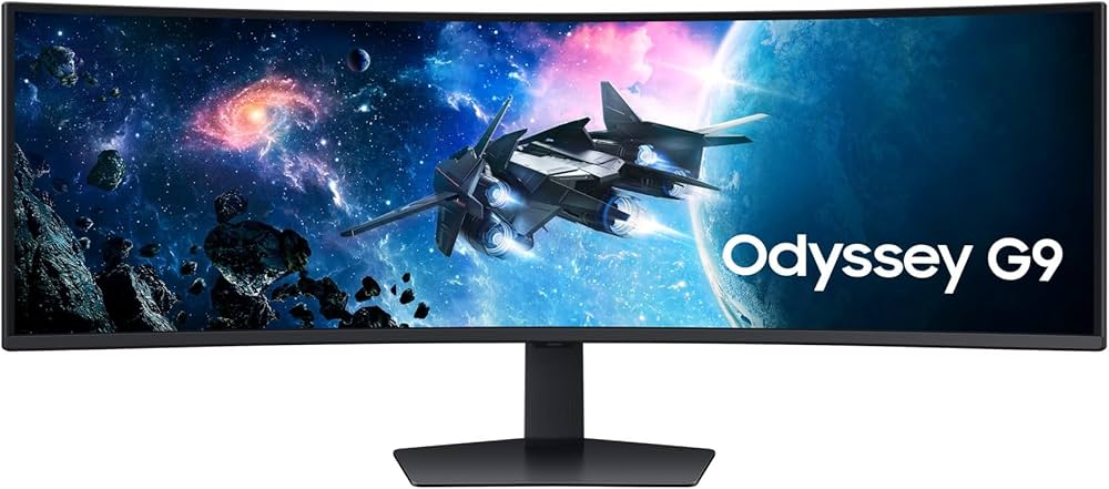 Samsung Odyssey G9 49-Inch Curved Gaming Monitor – 5K Display, 240Hz Refresh Rate