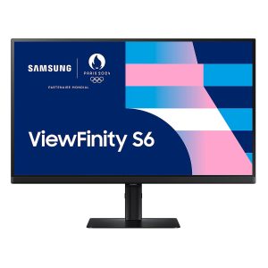 Samsung 27" QHD ViewFinity S6 Monitor (LS27D606EAMXUE) – S60D Series (Black)