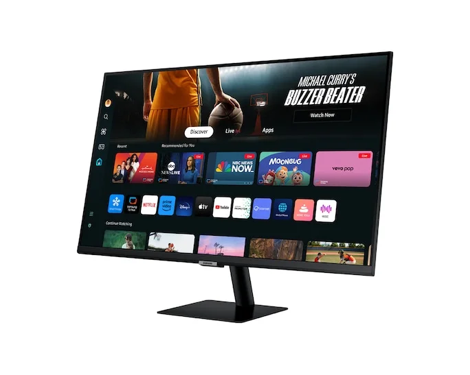 Samsung 32" 4K UHD Smart Monitor M7 (LS32DM703UMXUE) – M70D Series (BLACK)