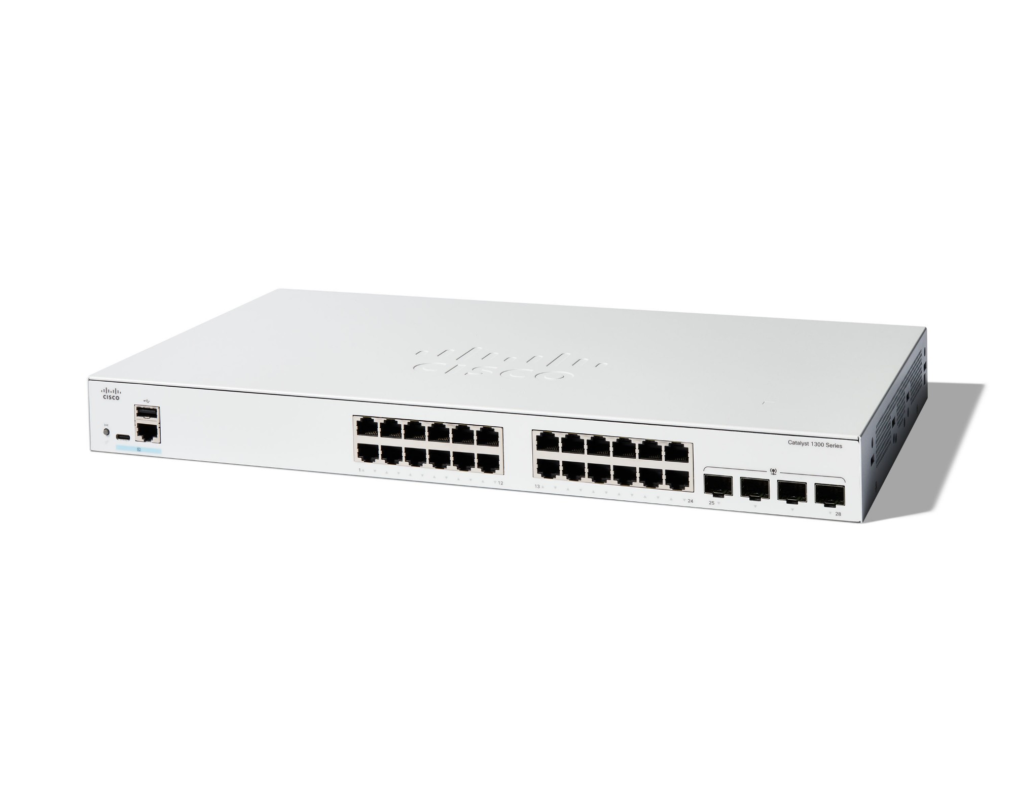 Cisco Catalyst C1300-24P-4G Managed Switch | 24-Port Gigabit PoE+ | 4 x 1G SFP Uplinks