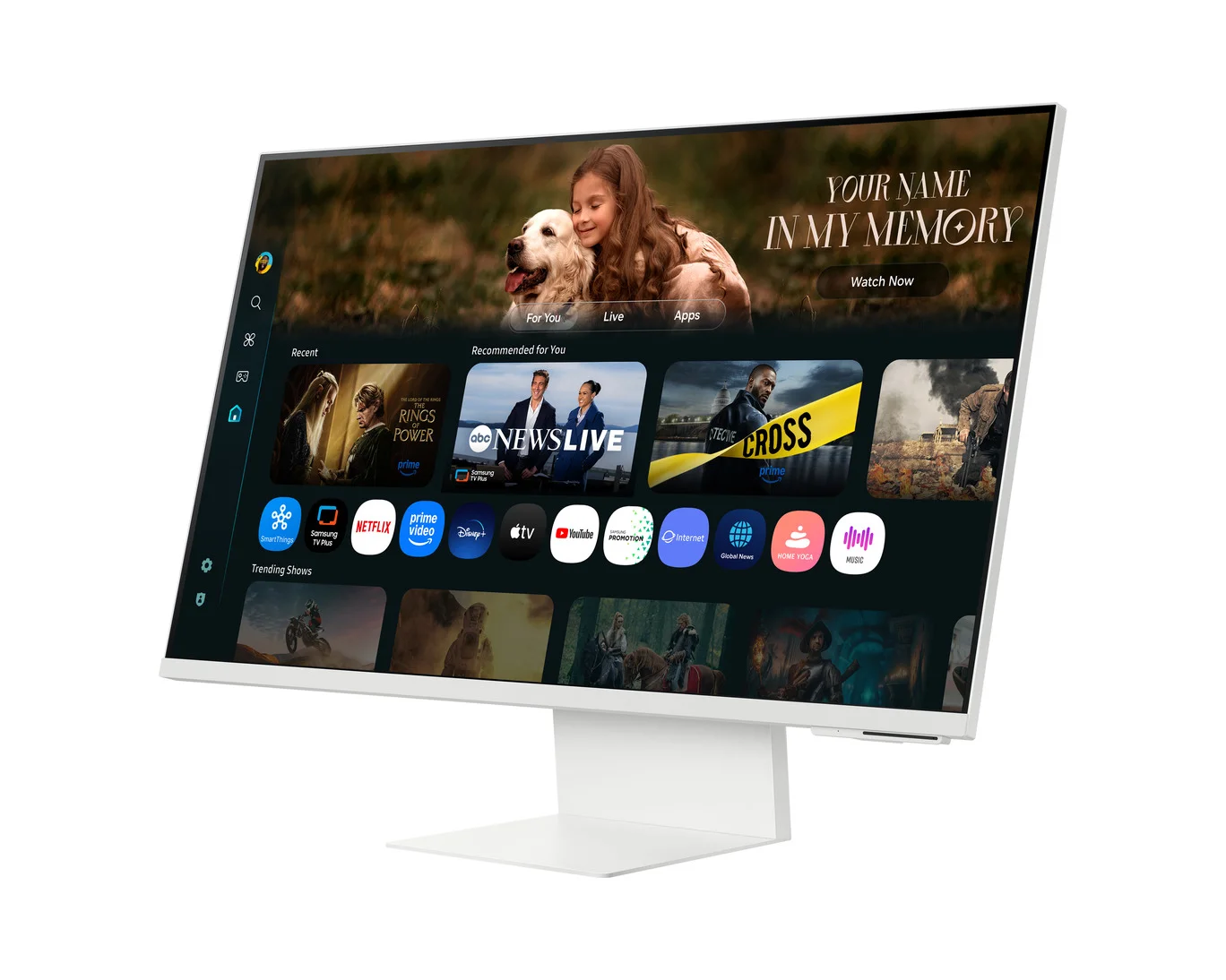 Samsung 32" 4K UHD Smart Monitor M8 (LS32FM801UMXUE) – M80F Series (White)