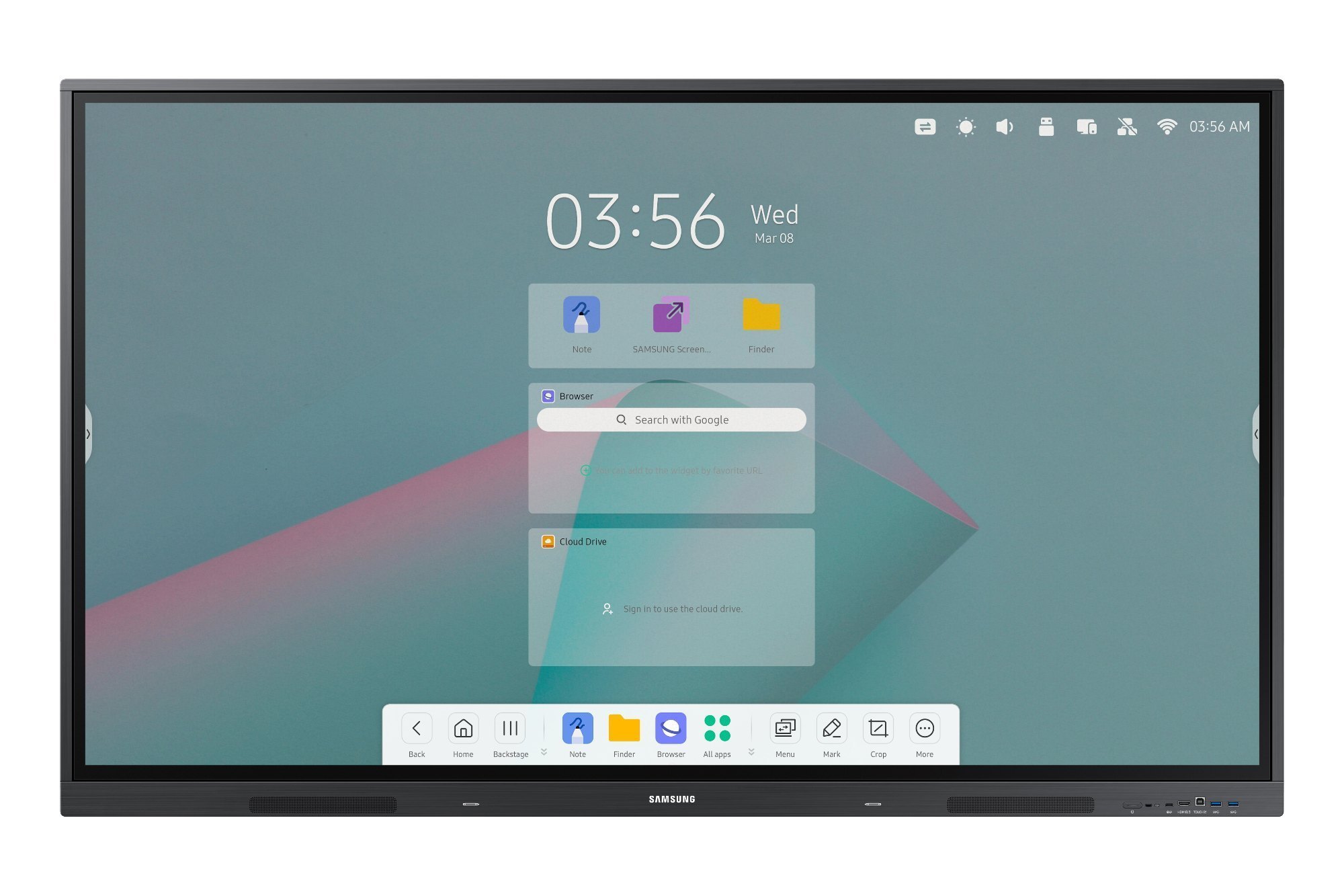 Samsung LH75WAFPLGCXZX 75" WAFX-P Interactive Display with Android 15 OS (4K UHD)