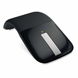 Microsoft Arc Mouse Black – Wireless Bluetooth Ergonomic Portable Mouse