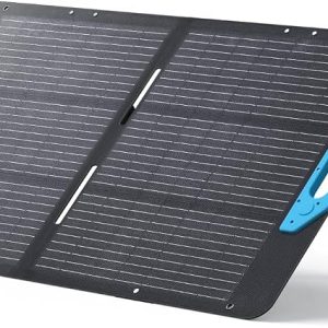 ANKER PowerSolar 3-Port 100W Foldable Solar Panel – High-Efficiency Portable Solar Charger with USB-C, USB-A, XT60 Output & UN Blue Finish