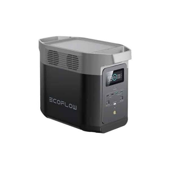 EcoFlow DELTA 2 Portable Power Station – 1024Wh, 1800W | Includes FREE 6-in-1 Rechargeable Fan with LED Lamp