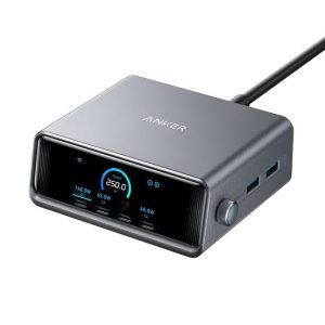 ANKER Prime 250W GaN Desktop Charger (6 Ports) — Silver