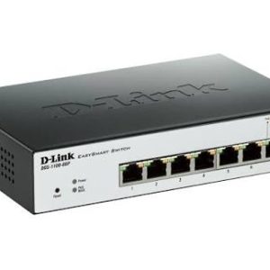 D-Link DGS-F1010P-E 10-Port 250m Gigabit PoE+ Unmanaged Switch with 8 PoE Ports and 2 Uplink Ports