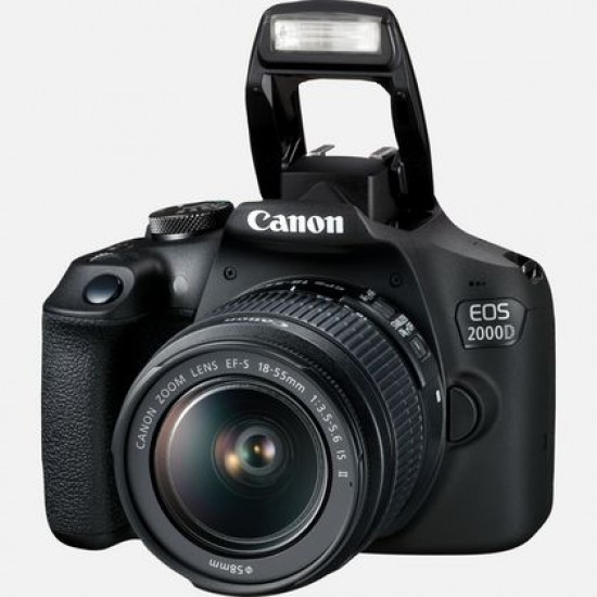 Canon EOS 2000D DSLR Camera with 18–55mm Lens – 2728C002AB