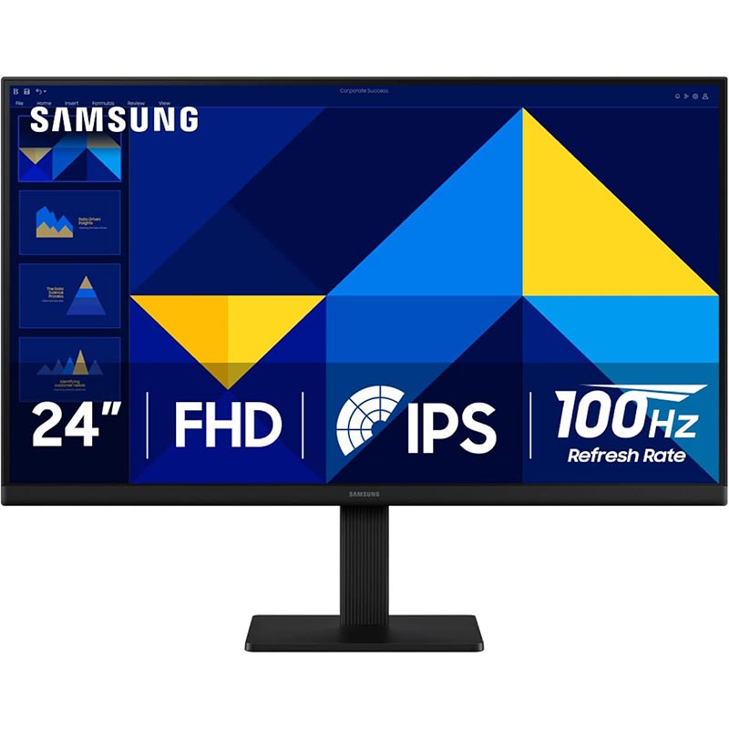 Samsung Essential Monitor S3 S30GD 24" FHD Flat – LS24D300GAMXUE