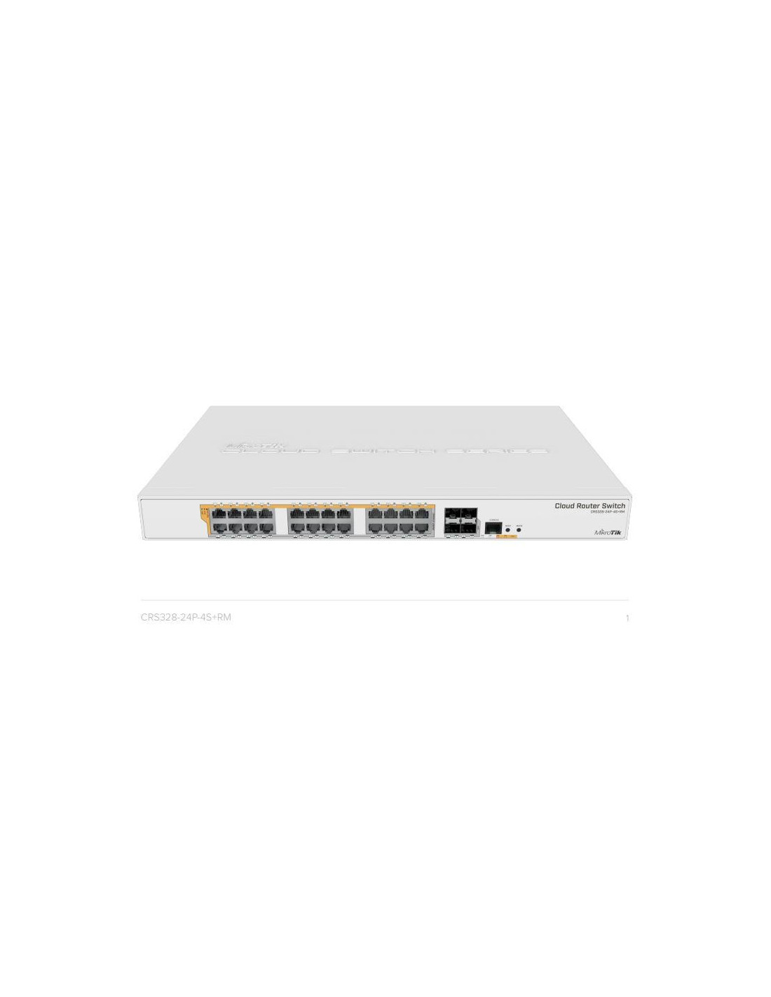 MikroTik CRS328-24P-4S+RM 24-Port Gigabit PoE+ Managed Switch