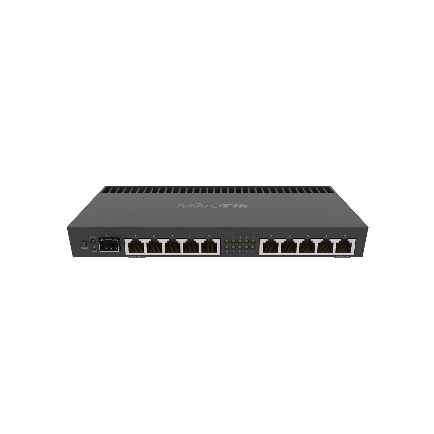 MikroTik RB4011iGS+RM 10-Port Gigabit Ethernet Router – 1U Rackmount