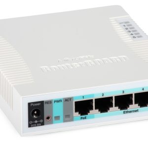 MikroTik RB260GS 5-Port Gigabit Ethernet Smart Switch